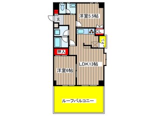 ハオスＭＳＫの物件間取画像